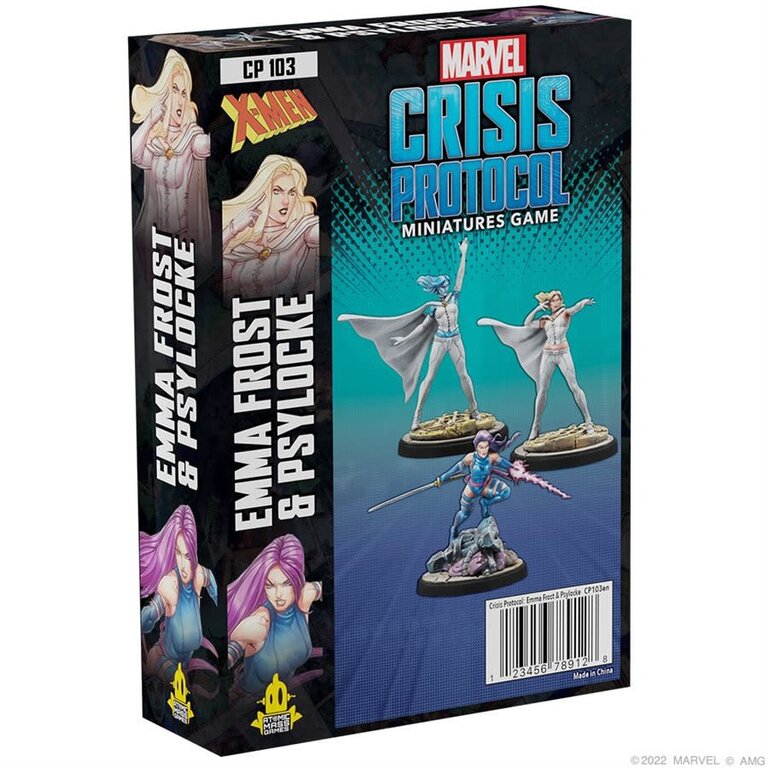 Marvel Crisis Protocol - Emma Frost and Psylock (Anglais)