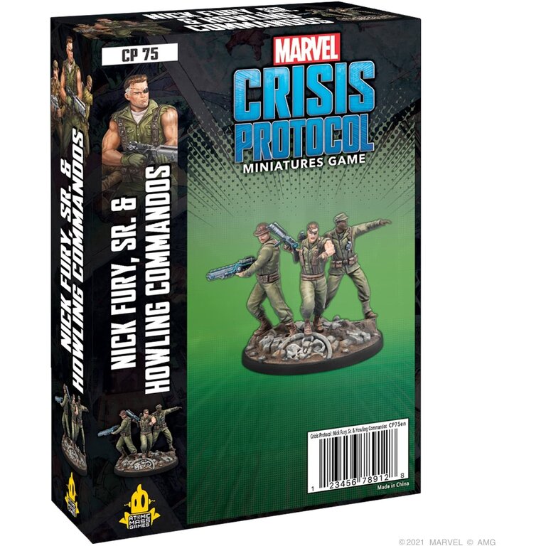 Marvel Crisis Protocol - Nick Fury Sr and Howling Commandos (Anglais)