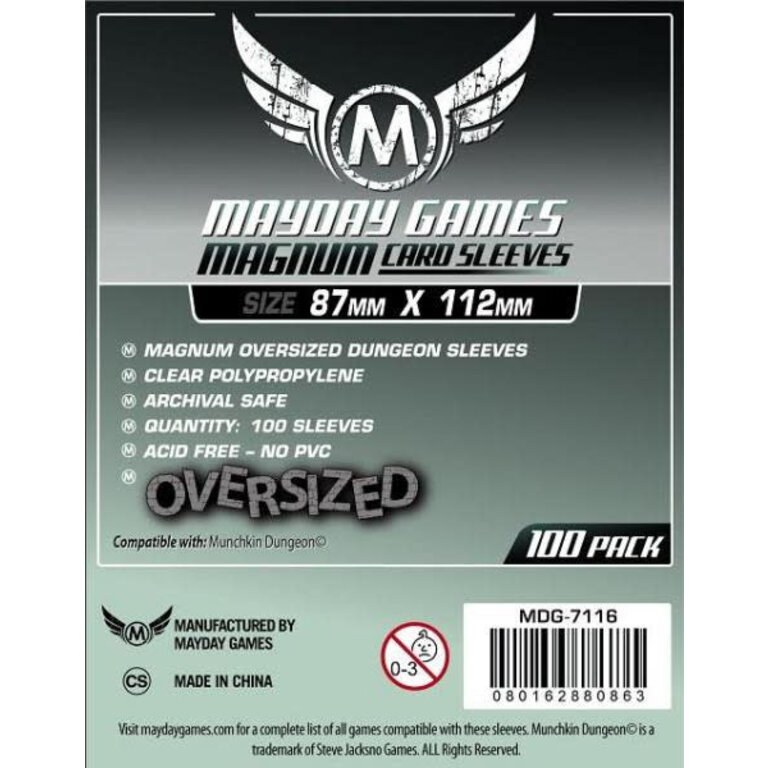 Mayday (Mayday) Magnum Card Game Sleeves - 100 Unités - 87mm x 112mm*