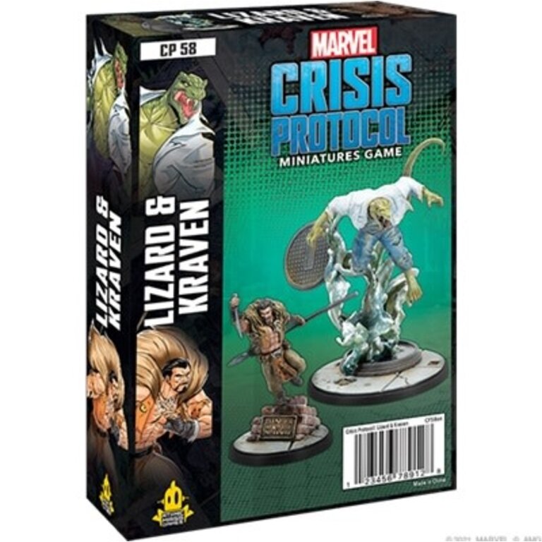 Marvel Crisis Protocol - Lizard and Kraven (Anglais)