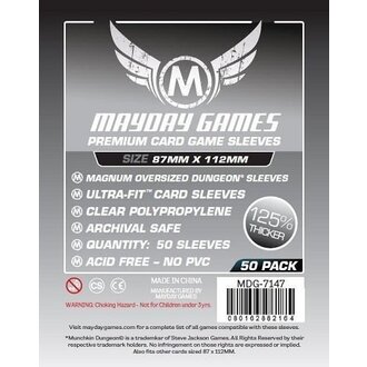 Mayday (Mayday) Magnum Oversized Dungeon Sleeves - 50 Unités - 87mm x 112mm*