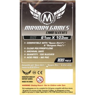 Mayday (Mayday) Card Game Sleeves - 50 Unités - 61mm x 103mm*