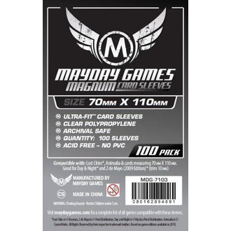 Mayday (Mayday) Magnum Card Sleeves - 100 Unités - 70mm x 110mm*
