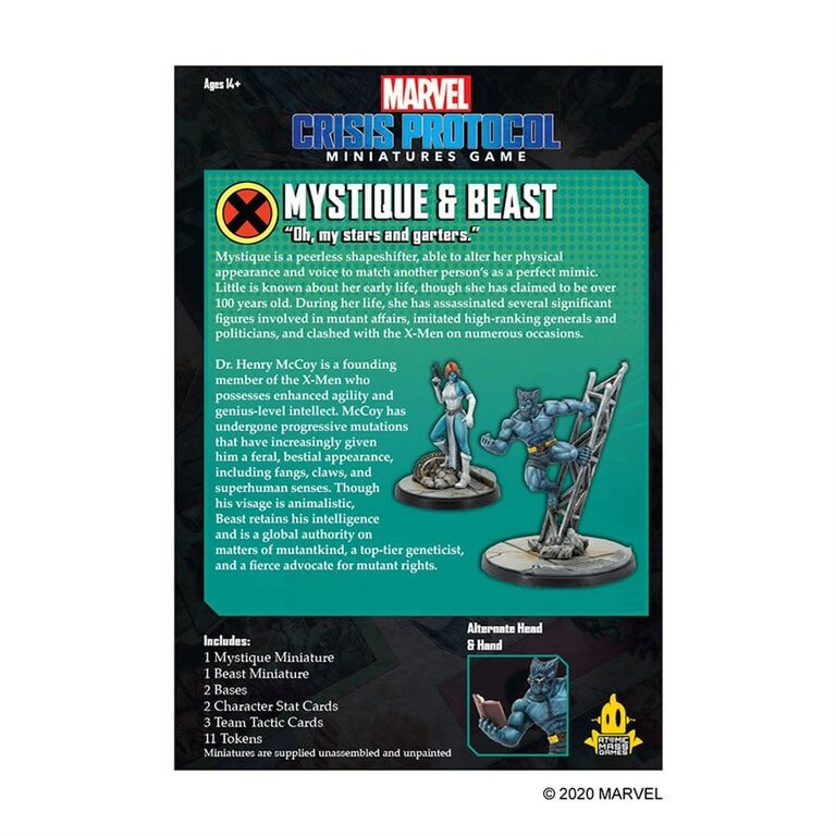 Marvel Crisis Protocol - Beast and Mystique (English)