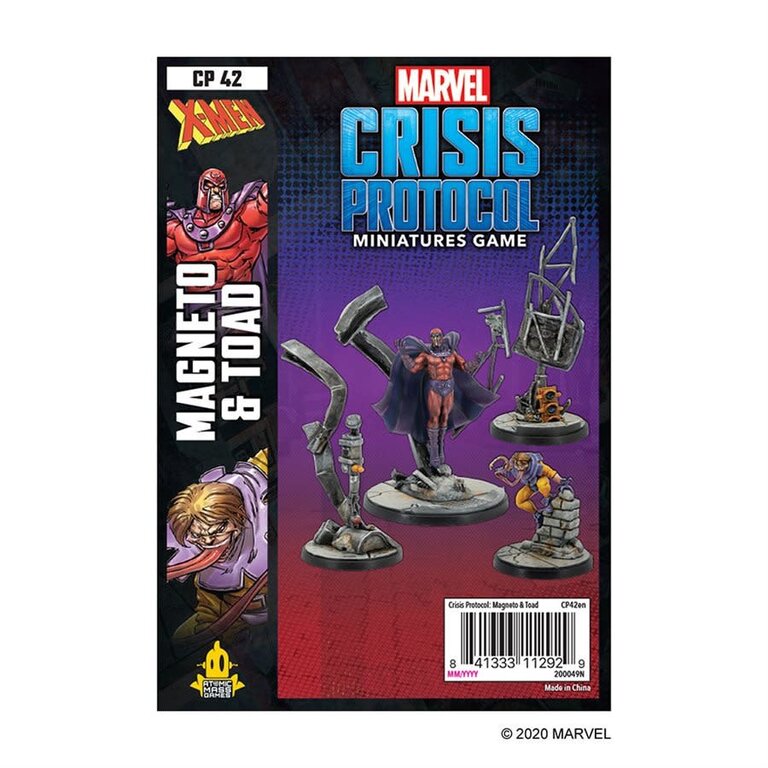 Marvel Crisis Protocol - Magneto and Toad (Anglais)