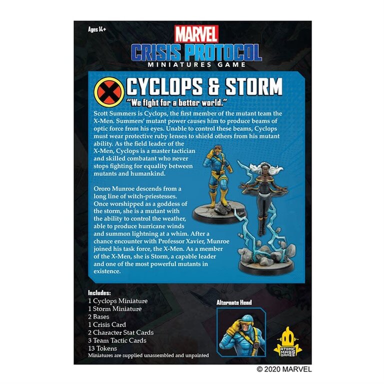 Marvel Crisis Protocol - Storm and Cyclops (Anglais)