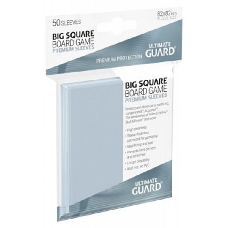 Ultimate Guard (UG) Premium Big Square - 50 Unités - 82mm x 82mm *