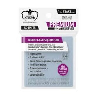 Ultimate Guard (UG) Premium Square - 50 Unités - 73mm x 73mm*