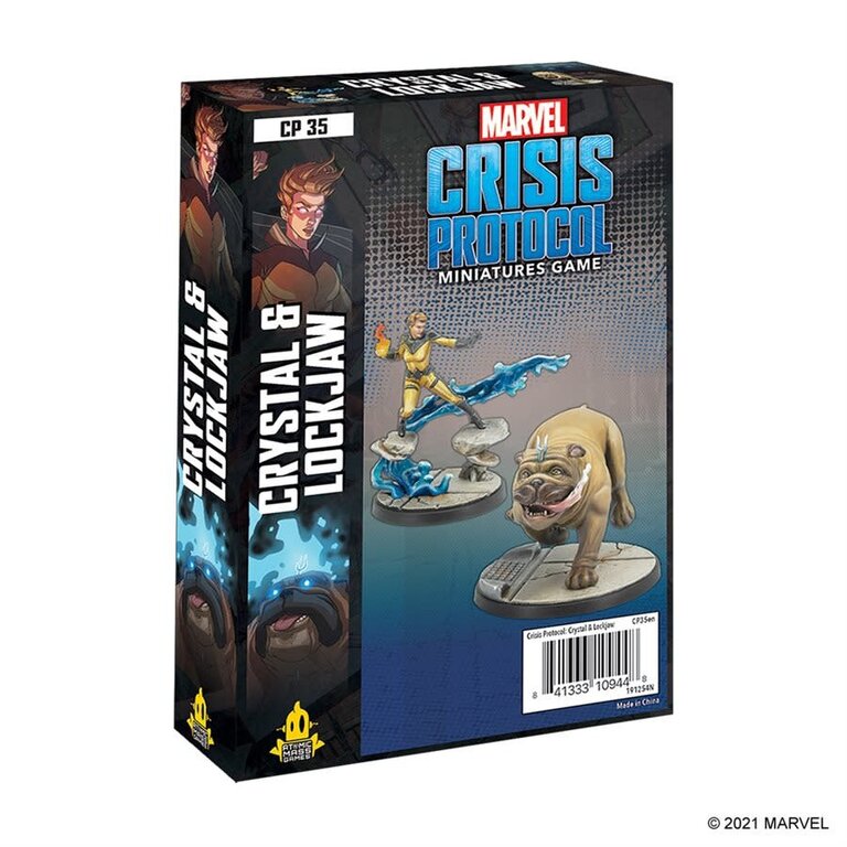 Marvel Crisis Protocol - Crystal and Lockjaw (Anglais)