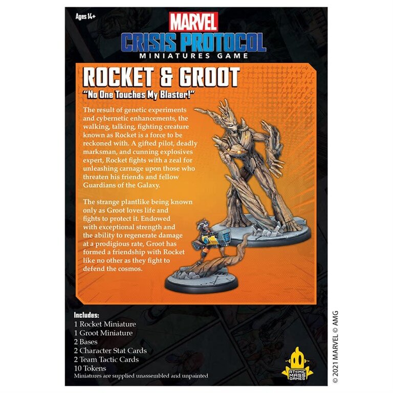 Marvel Crisis Protocol - Rocket and Groot (English)