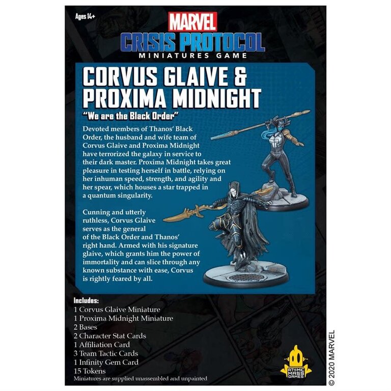 Marvel Crisis Protocol - Corvus Glaive and Proxima Midnight (English)