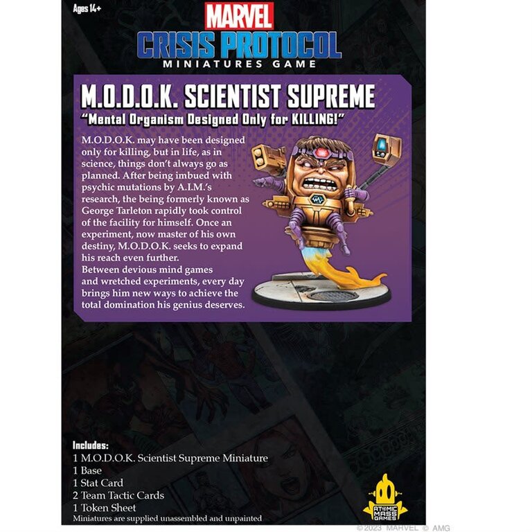 Marvel Crisis Protocol - M.O.D.O.K. Scientist Supreme (Anglais)