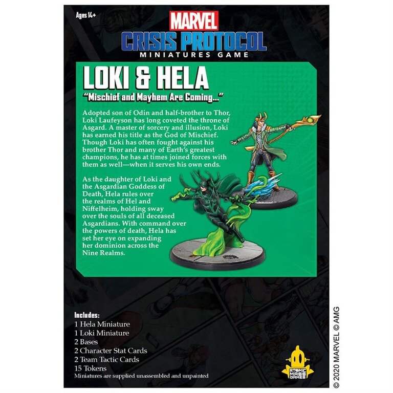 Marvel Crisis Protocol - Loki and Hela (Anglais)