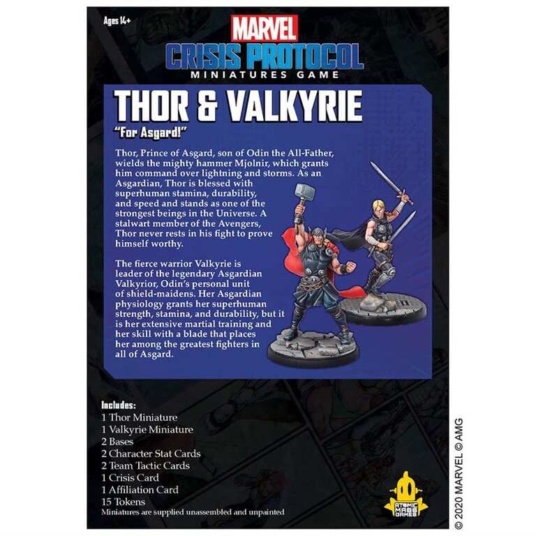 Marvel Crisis Protocol - Thor and Valkyrie (Anglais)