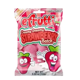 Efrutti - Paquet de fraises crémeuses - 100g