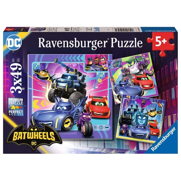 Ravensburger Batwheels - 3x49 pièces