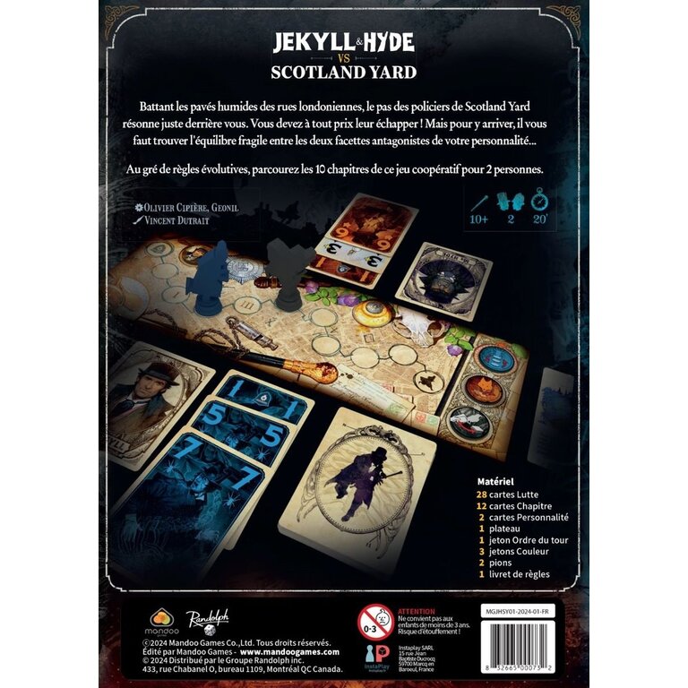 Jekyll & Hyde vs Scotland Yard (Français) [PRÉCOMMANDE]