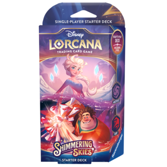 Ravensburger Disney Lorcana - Shimmering Skies - Starter Deck A - Amethyst/Ruby (English)
