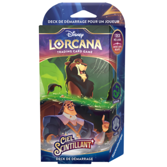 Ravensburger Disney Lorcana - Ciel Scintillant - Starter Deck B - Émeraude/Acier (French)