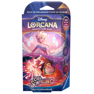 Ravensburger Disney Lorcana - Ciel Scintillant - Starter Deck A - Améthyste/Rubis (French)