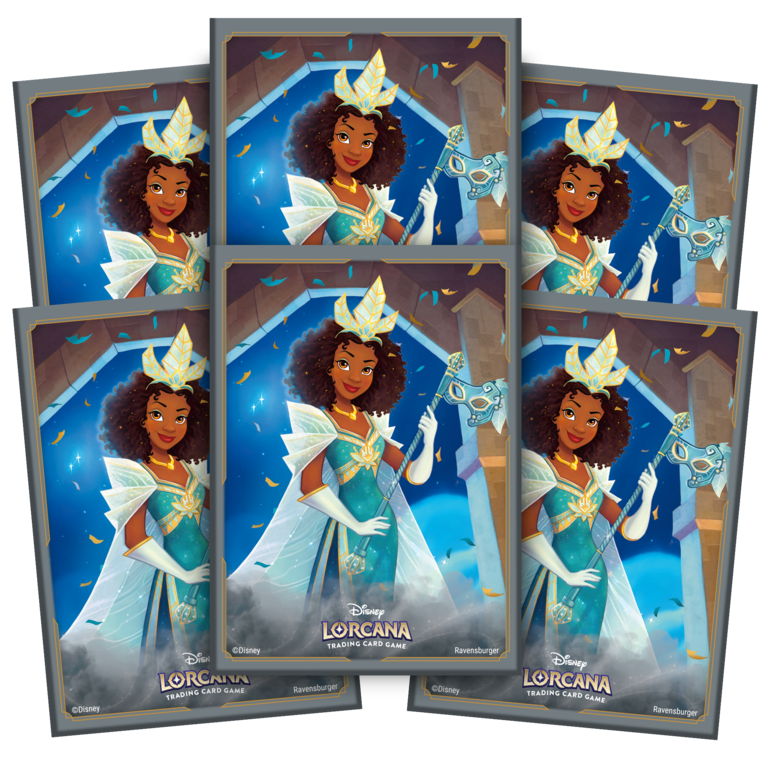 Ravensburger Disney Lorcana - Matte Sleeves B Set 5 - Standard Size - 65 unités - Tiana*