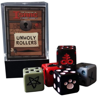 The Binding Of Isaac - Four Souls - Unholy Rollers Dice The Binding Of Isaac - Four Souls - Unholy Rollers Dice