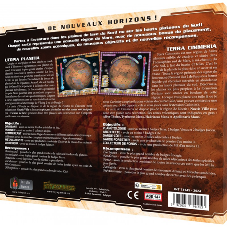 Terraforming Mars - Utopia et Cimmeria mappack (Français)