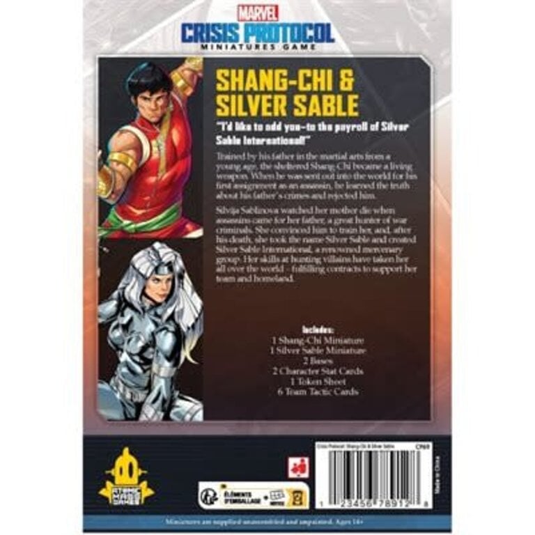 Marvel Crisis Protocol - Shang-Chi and Silver Sable (English)