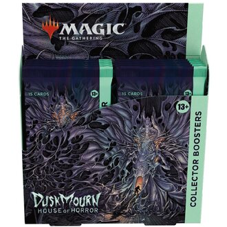 Magic the Gathering Duskmourn - House of Horror - Collector Booster Box (Anglais) Magic the Gathering Duskmourn - House of Horror - Collector Booster Box (Anglais)