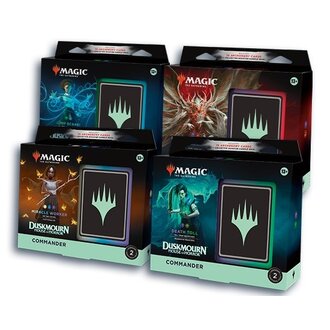 Magic the Gathering Duskmourn - House of Horror - Commander Decks - Set of 4 (Anglais) Magic the Gathering Duskmourn - House of Horror - Commander Decks - Set of 4 (Anglais)