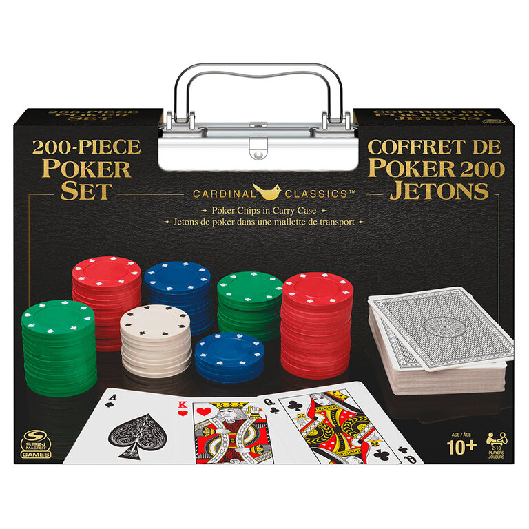 Coffret de Poker - 200 jetons (Multilingual)