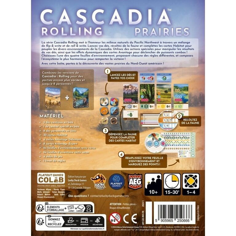 Cascadia Rolling - Prairies (Français) [PRÉCOMMANDE]