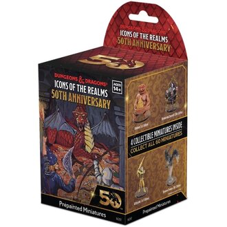 Dungeons & Dragons D&D - Icons of the Realms -  50th Anniversary - Booster Pack* Dungeons & Dragons D&D - Icons of the Realms -  50th Anniversary - Booster Pack*