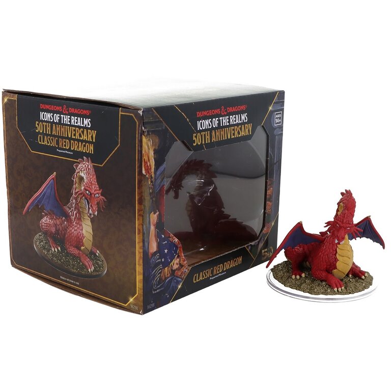 D&D - Icons of the Realms -  50th Anniversary - Red Dragon*