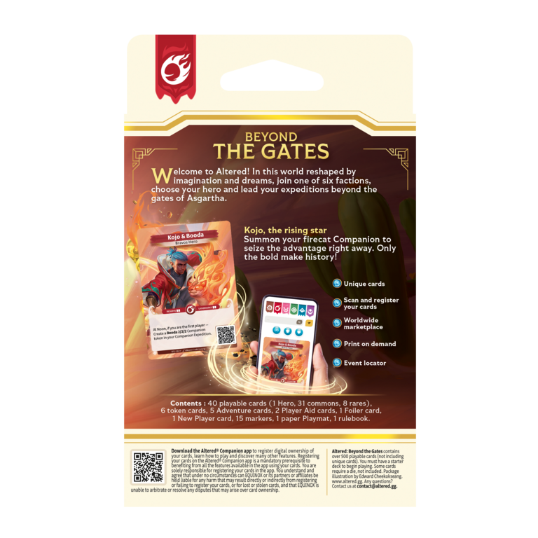 Altered - Beyond the Gates - Starter Deck - Bravos (Anglais) [PRÉCOMMANDE]