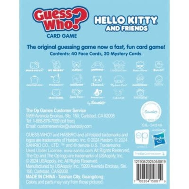 Guess Who? Card Game - Hello Kitty and Friends (Anglais)