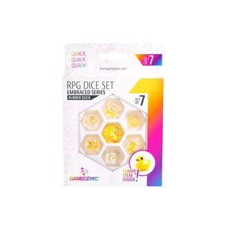 Gamegenic (Gamegenic) Embraced Series RPG Set - 7 Piece Set - Rubber Duck