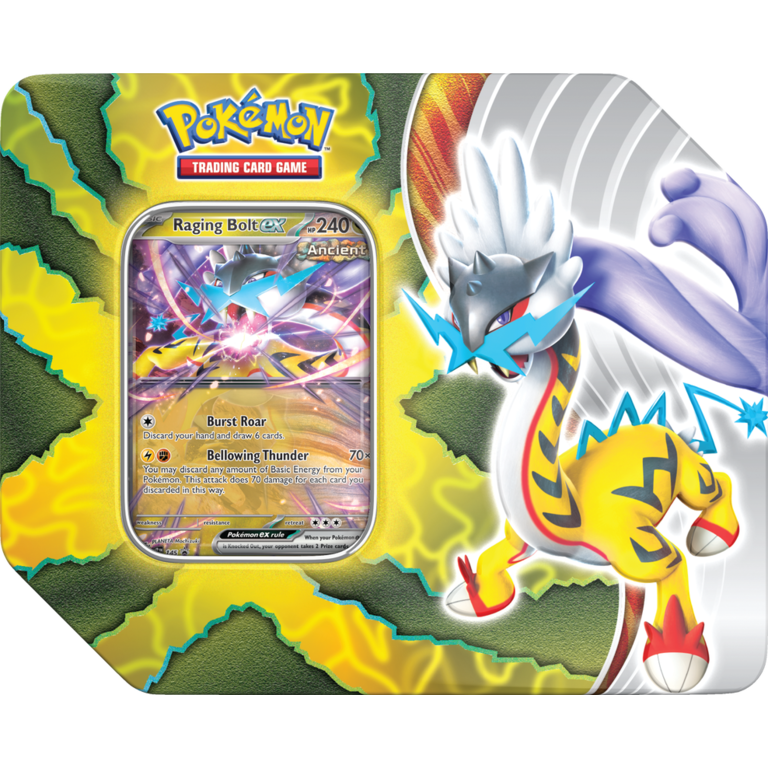 Pokémon Pokémon - Paradox Destinies Tin - Raging Bolt ex (English)