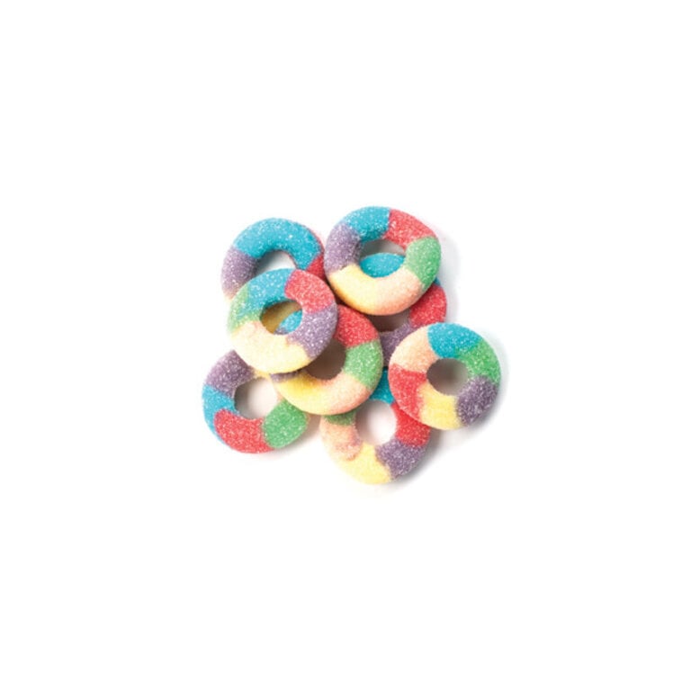 Dulceplus Sugared Multicolored Rrings (1Kg)