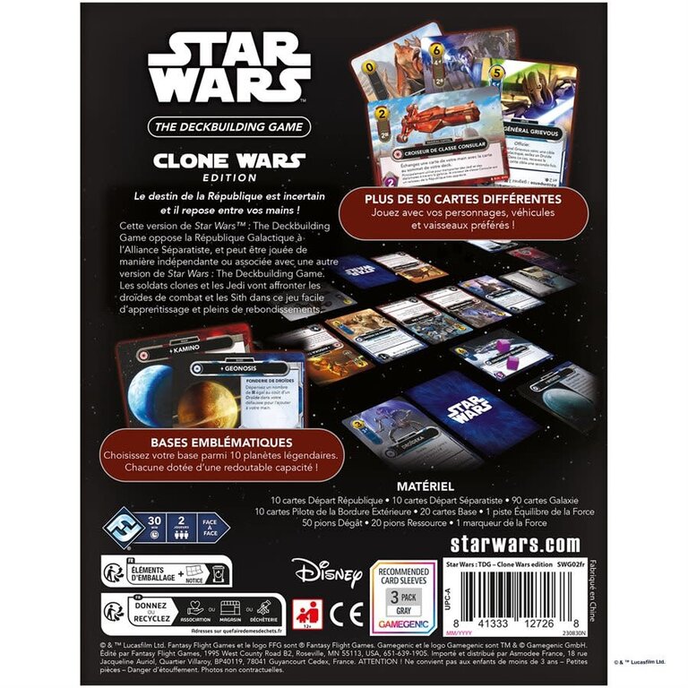 Star Wars - The Deck Building Game - Clone Wars (Français)
