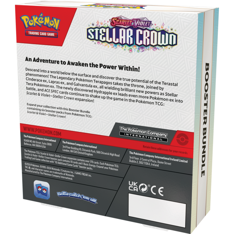 Pokémon Pokémon - Scarlet & Violet (7) - Stellar Crown - Booster Bundle (Anglais)*