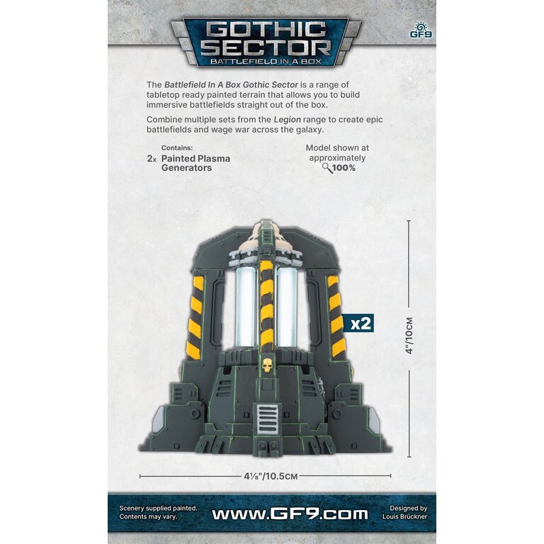 Galeforce Nine Battlefield in a Box - Gothic Sector - Legion - Plasma Generators