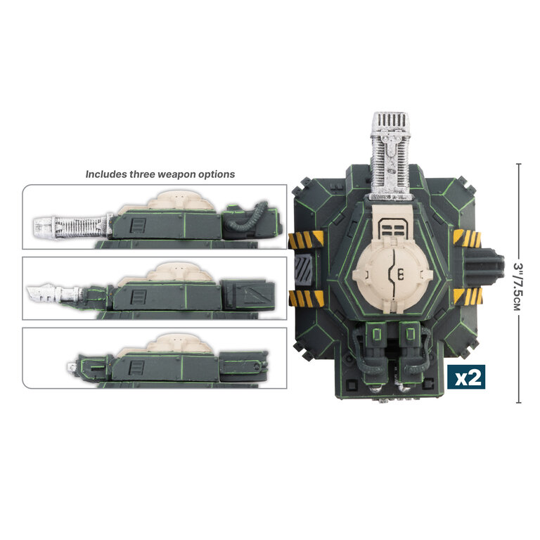 Galeforce Nine Battlefield in a Box - Gothic Sector - Legion - Defense Turrets