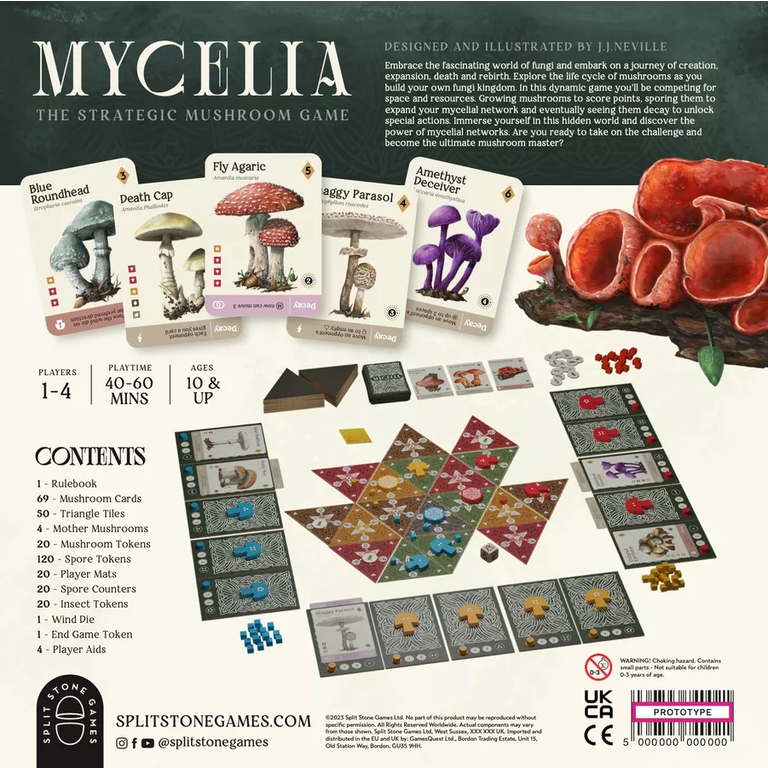 Mycelia - The Strategic Mushroom Game (Anglais)