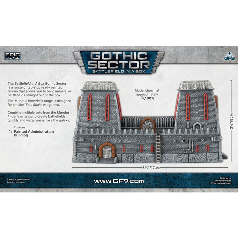Galeforce Nine Battlefield in a Box - Gothic Sector - Mundus Imperialis - Administratum