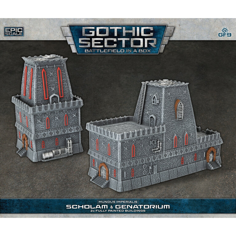 Galeforce Nine Battlefield in a Box - Gothic Sector - Mundus Imperialis - Scholam & Genatorium