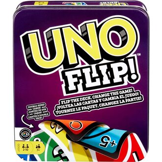 Uno - Flip - Boîte en métal (Multilingue)