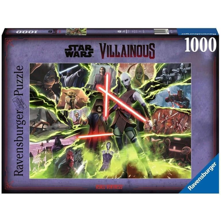 Ravensburger Star Wars Villainous - Asajj Ventress - 1000 pièces