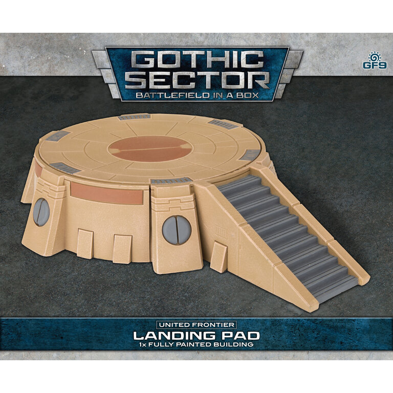 Galeforce Nine Battlefield in a Box - Gothic Sector - United Frontier - Landing Pad