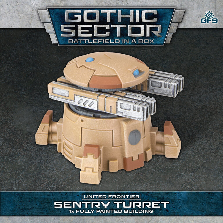 Galeforce Nine Battlefield in a Box - Gothic Sector - United Frontier - Sentry Turret